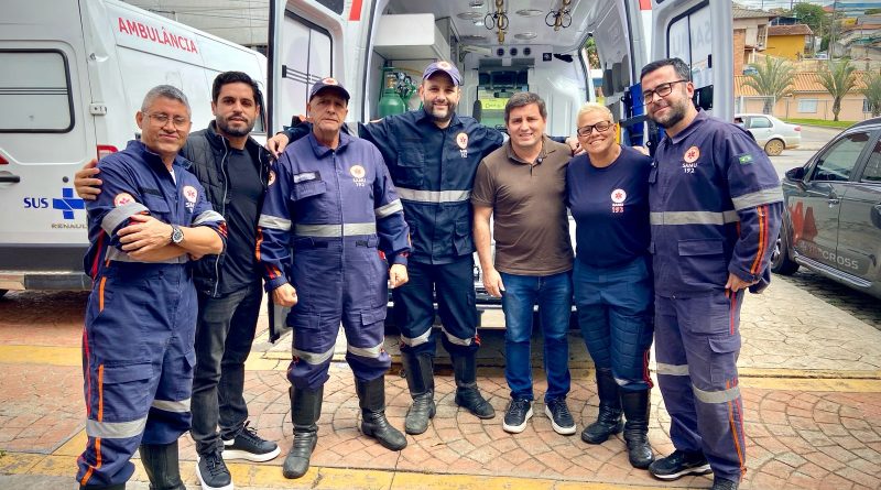 Ibiúna recebe ambulância nova para o SAMU